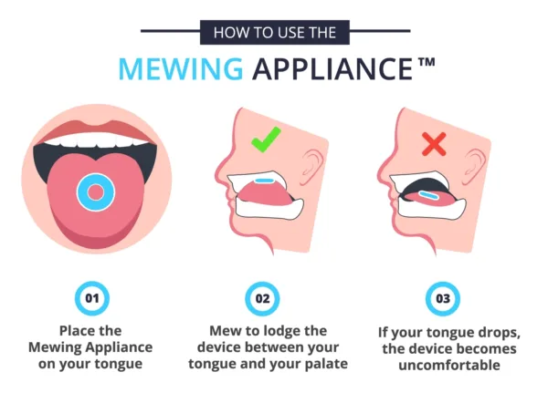 how to use the mewing device